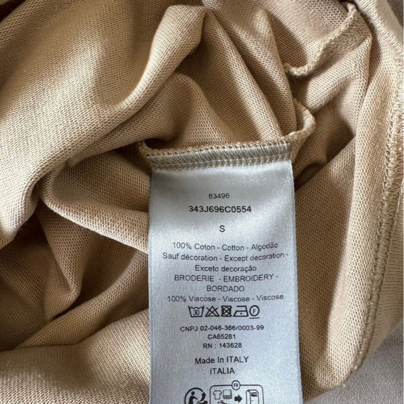 Dior經典刺繡短t-3