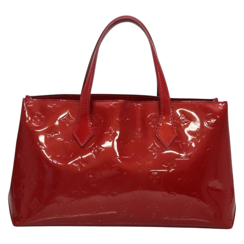 【日本直送】路易威登 Monogram Vernis Wilshire 小手袋 Pomme D'amour M93642 正品 BA1873-2