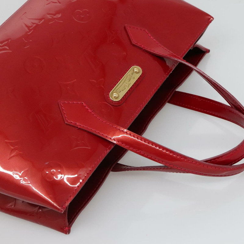【日本直送】路易威登 Monogram Vernis Wilshire 小手袋 Pomme D'amour M93642 正品 BA1873-5