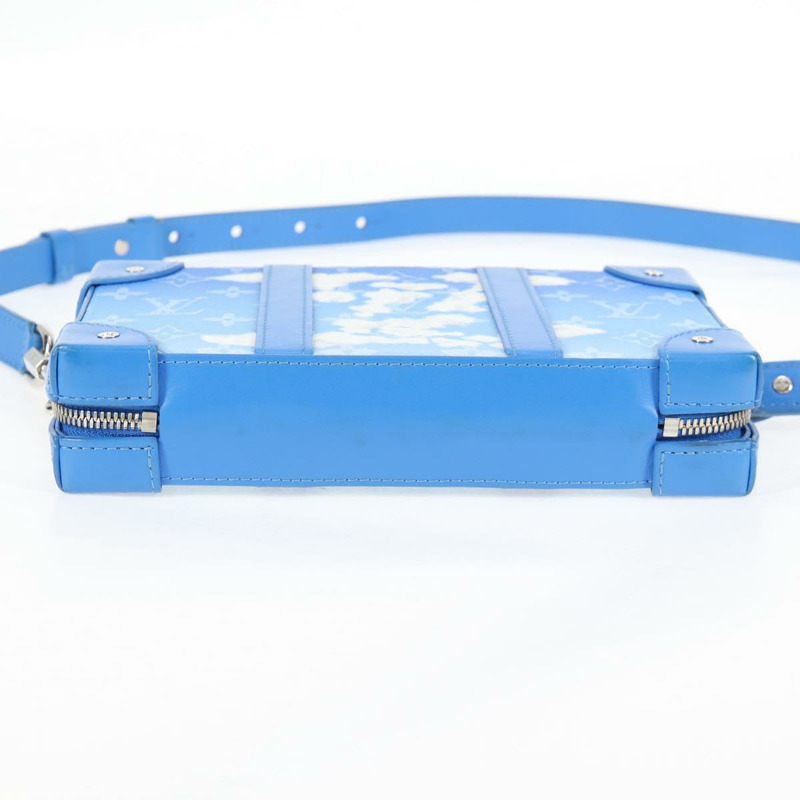 【日本直送】路易威登 Monogram Clouds 軟式旅行箱錢包包 藍色 M45432 LV Auth 135581A-6