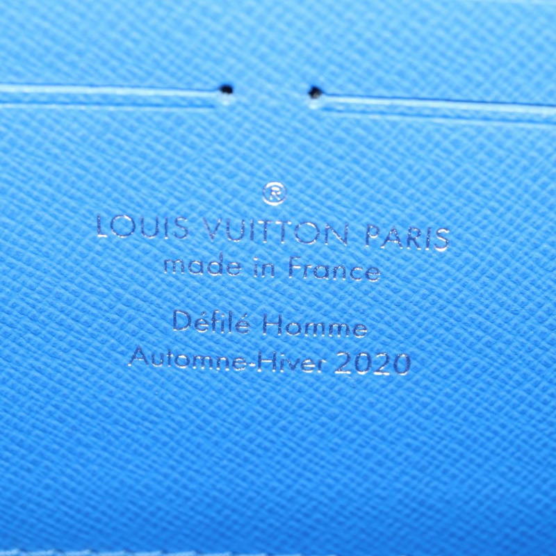 【日本直送】路易威登 Monogram Clouds 軟式旅行箱錢包包 藍色 M45432 LV Auth 135581A-18