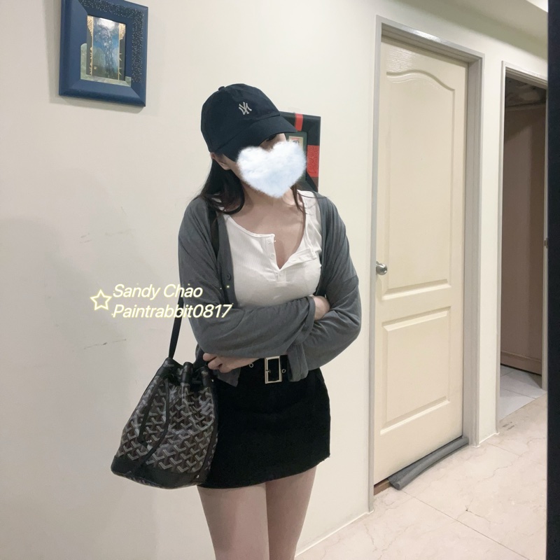 ෆ Goyard Petit Flot水桶 黑色-0