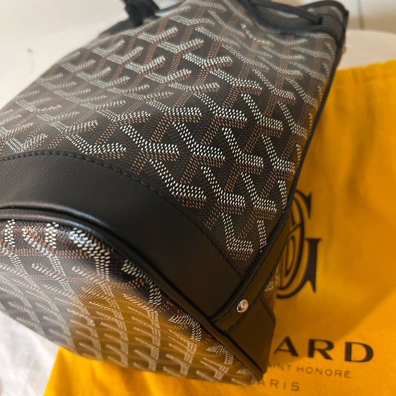 ෆ Goyard Petit Flot水桶 黑色-9