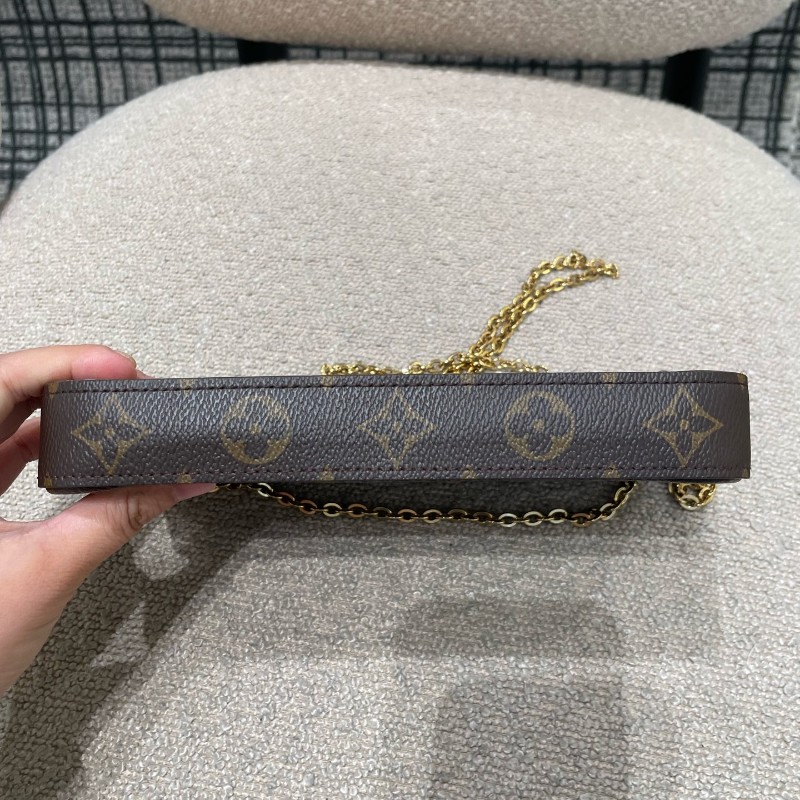 🈶購鉦⭐全套配件❤️LV路易威登POCHETTE FÉLICIE 三合一鏈條包肩背包-1