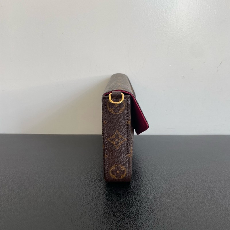 🈶購鉦⭐全套配件❤️LV路易威登POCHETTE FÉLICIE 三合一鏈條包肩背包-8