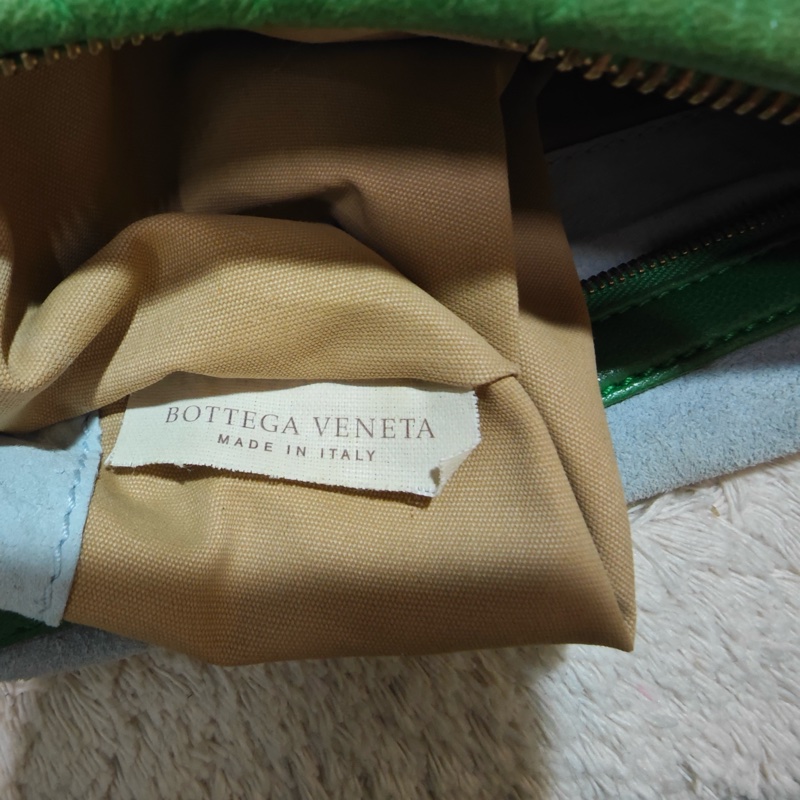 近新閒置 Bv 綠色編織hobo 月牙包-25