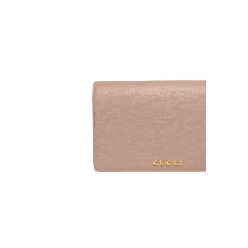With Gucci Script 鏈條銀包-1