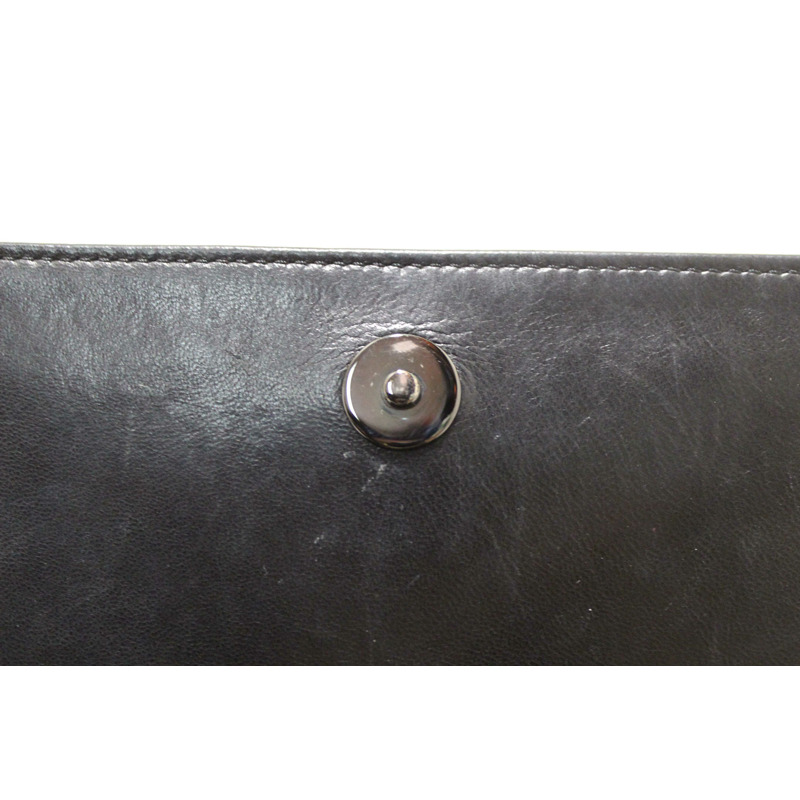 Chanel Interlaced Chain Strap Braided Black Lambskin Leather and Resin Mini Clutch-9