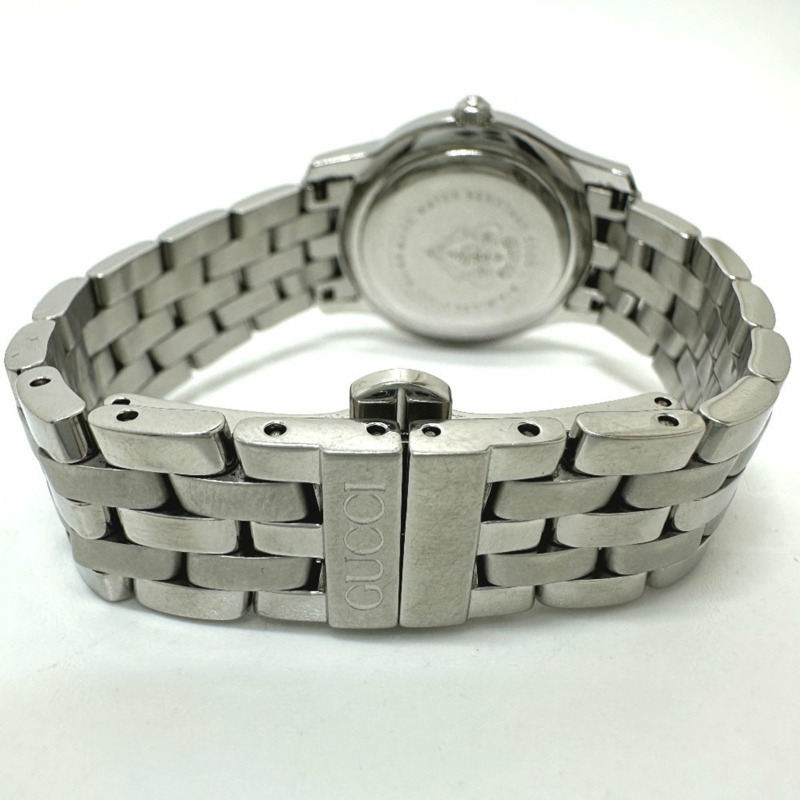 GUCCI 5500L G-Class 石英日期腕錶，不鏽鋼，女士，銀色-5