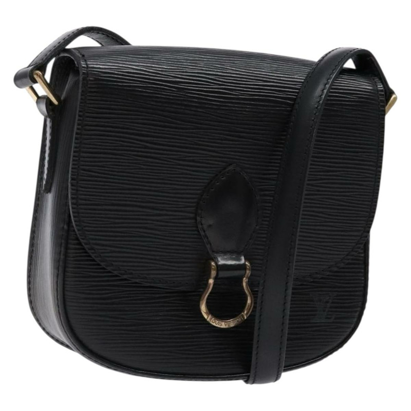 【日本直送】路易威登 Epi Saint Cloud PM 單肩包 黑色 M52212 LV 正品 yk18805-0