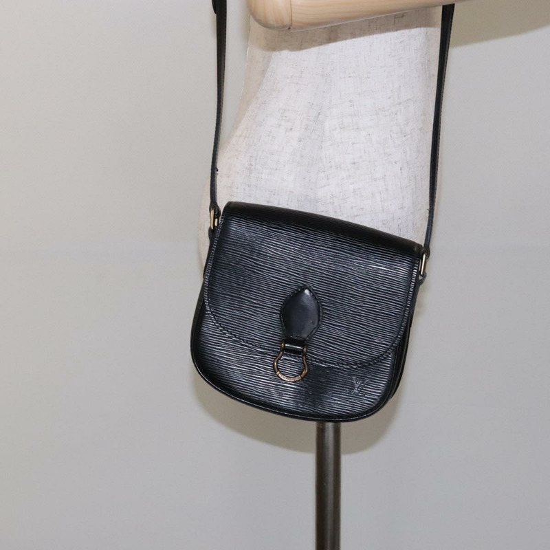 【日本直送】路易威登 Epi Saint Cloud PM 單肩包 黑色 M52212 LV 正品 yk18805-23
