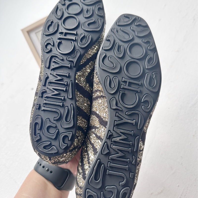 Jimmy choo 斑馬紋 平底鞋-1
