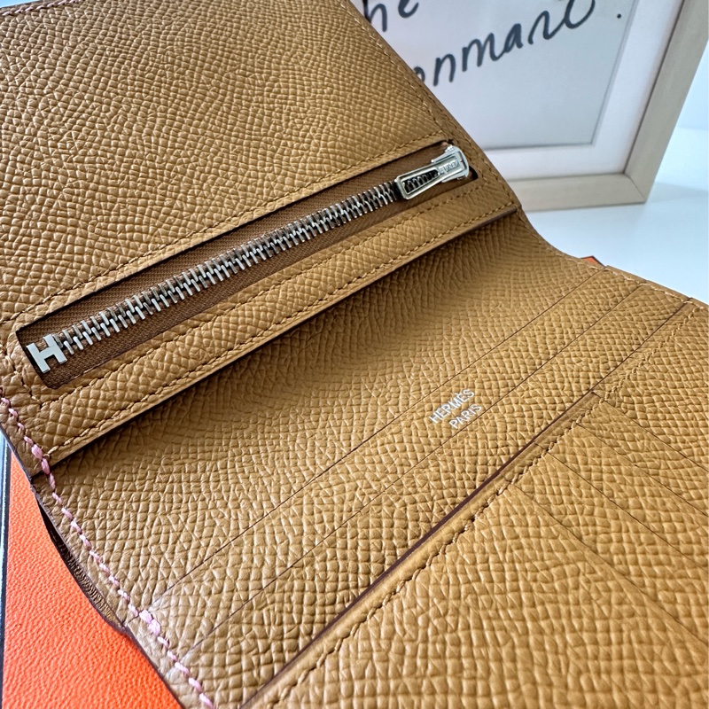 全新 Hermès Bearn Compact Wallet 稀有雙色 短夾-2
