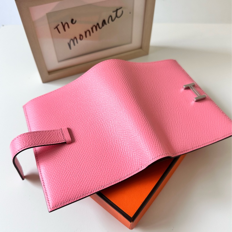 全新 Hermès Bearn Compact Wallet 稀有雙色 短夾-9