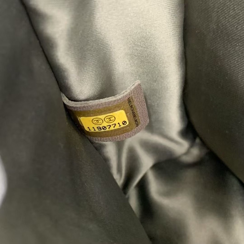 二手chanel香奈兒冰格cf鏈條包，鐳射11開。Second CHANEL Ice Cube ChainShoulder Shoulder Bag  ookura Chain Bag-4