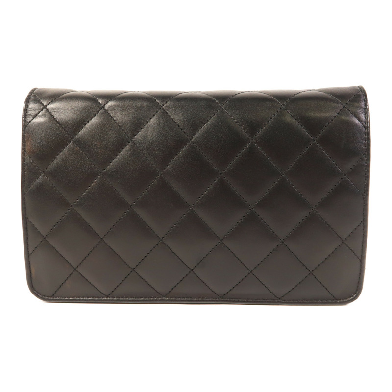 CHANEL 牛皮皮革WOC Wallet On Chain銀扣鏈帶肩背袋-1