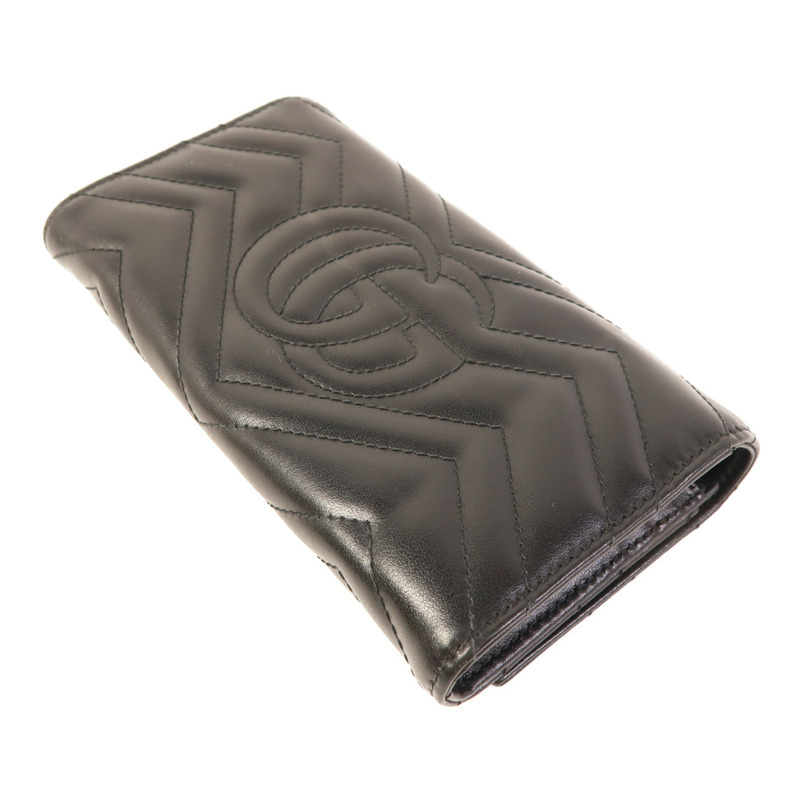 GUCCI 牛皮皮革Long Wallet金扣錢包-3