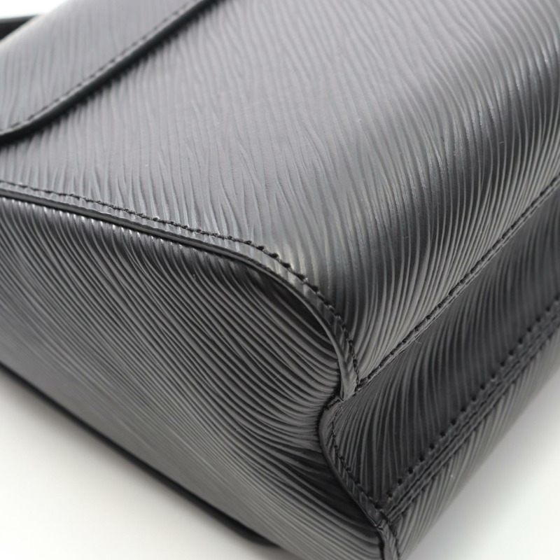 LOUIS VUITTON Twist MM 鏈條單肩包 M50282 Epi 皮革黑色 Noir 二手 LV-6
