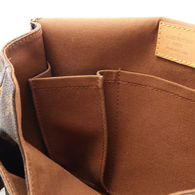 LOUIS VUITTON Messenger PM Bosphore 單肩包 M40106 Monogram 帆布 二手 LV-10