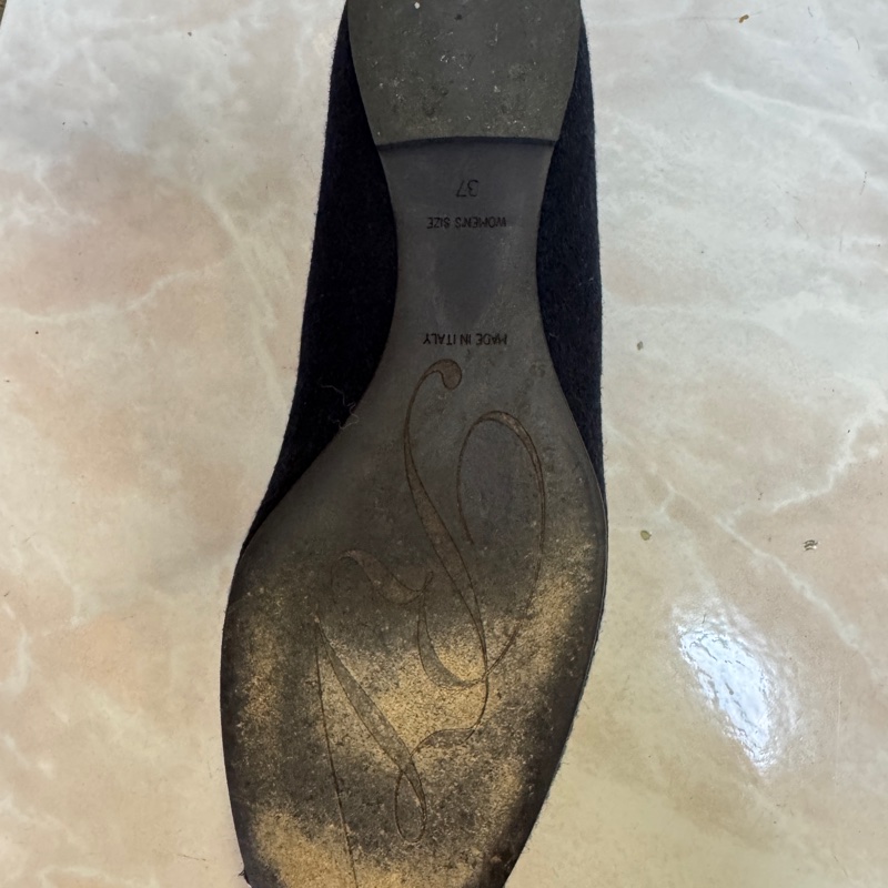 Roger Vivier/RV女鞋Trompette方扣單鞋平底芭蕾舞鞋-3