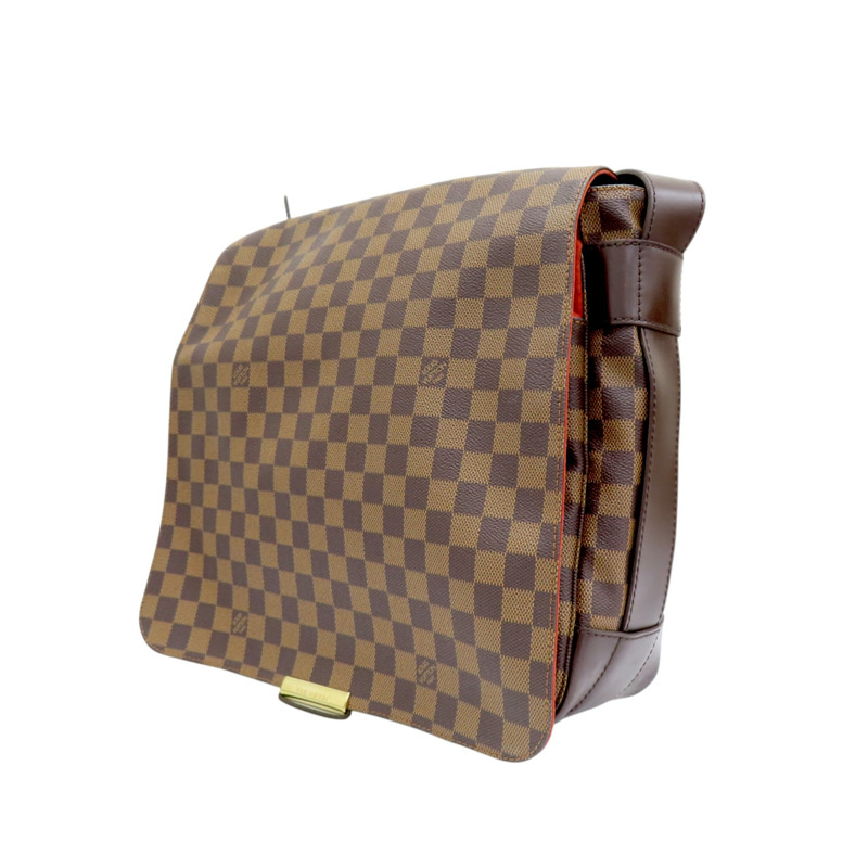 棕色 棋盤格帆布 Bastille 肩背包 霉斑 N45258-2