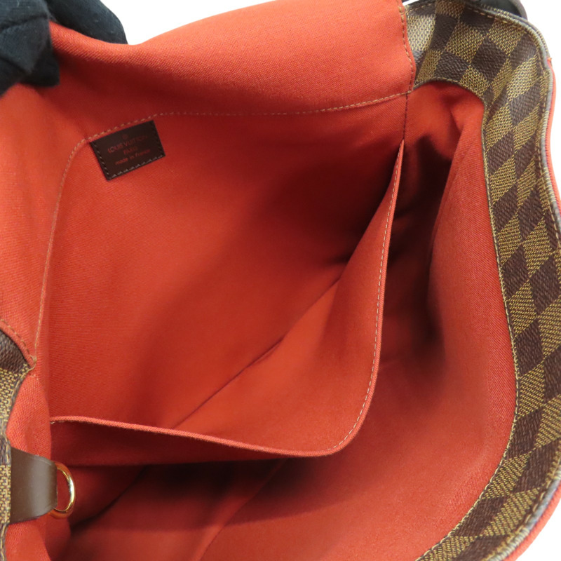 棕色 棋盤格帆布 Bastille 肩背包 霉斑 N45258-5