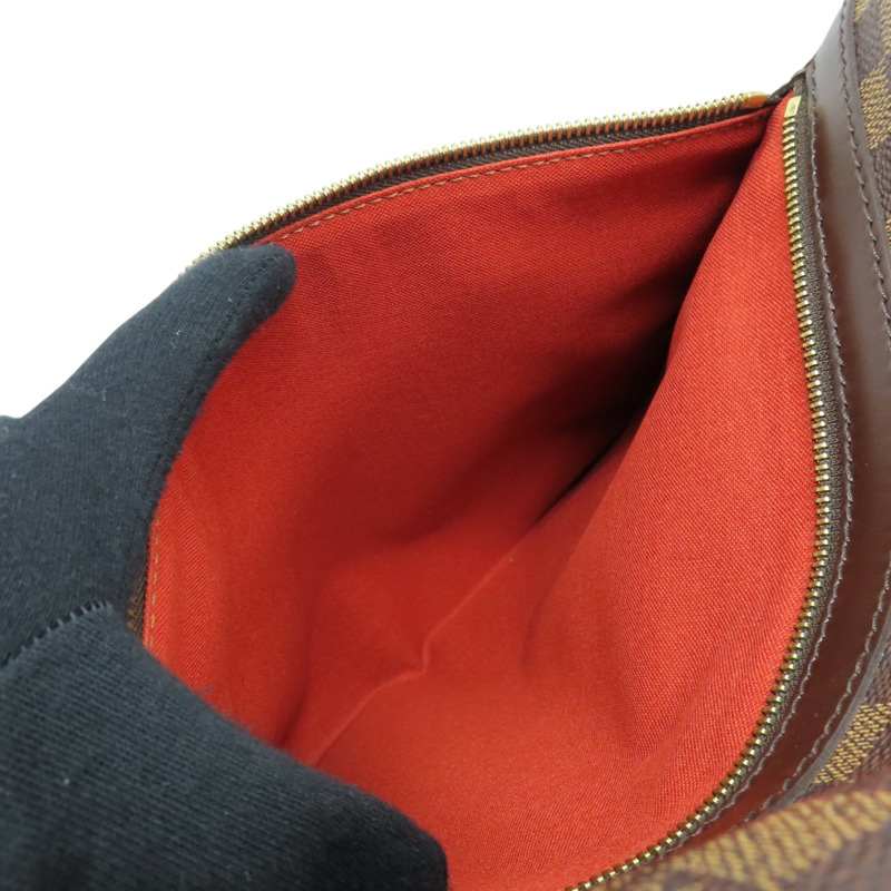 棕色 棋盤格帆布 Bastille 肩背包 霉斑 N45258-6