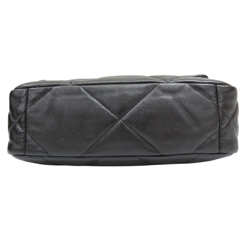 黑色 羊皮 19 Bag 26cm 鍊帶 肩背包 AS1160-3