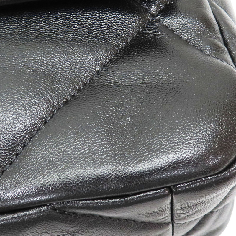 黑色 羊皮 19 Bag 26cm 鍊帶 肩背包 AS1160-12