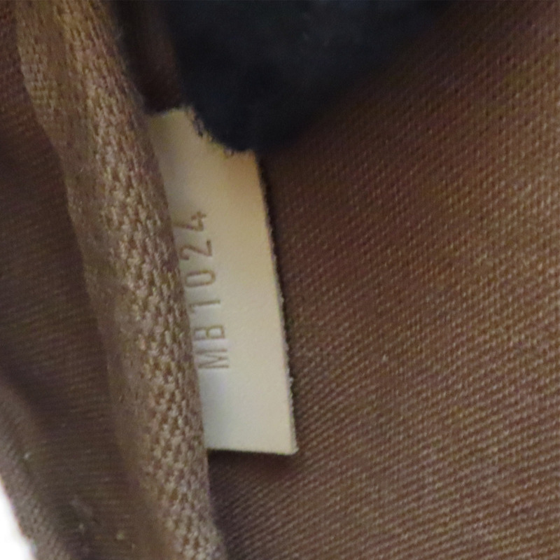 棕色 原花帆布 Saumur 30 肩背包【LOUIS VUITTON LV 路易威登】 M42256-7