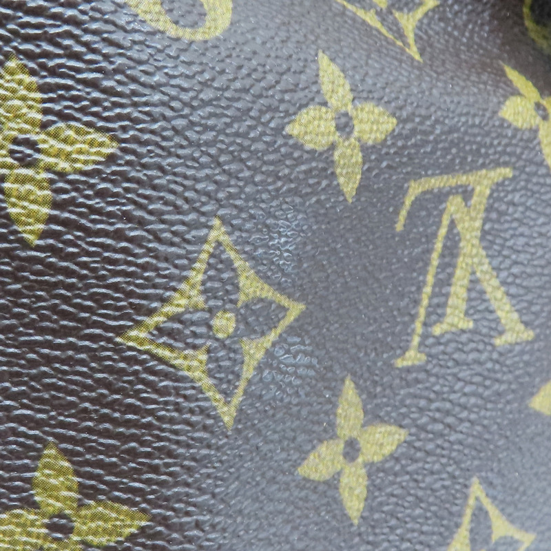 棕色 原花帆布 Saumur 30 肩背包【LOUIS VUITTON LV 路易威登】 M42256-17