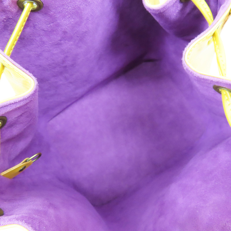 黃色 Epi水波紋 牛皮 Petit Noe 水桶包 肩背包 M44109-4