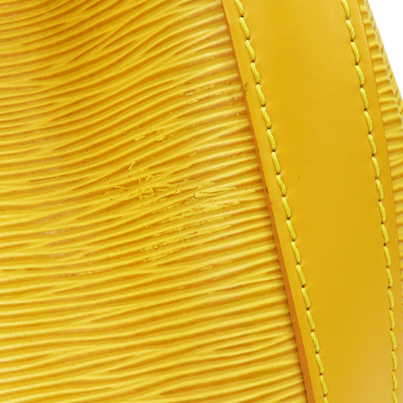 黃色 Epi水波紋 牛皮 Petit Noe 水桶包 肩背包 M44109-12