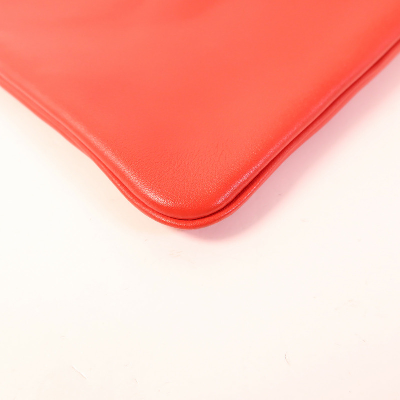 HERMES Swift皮革Aline Mini銀扣肩背袋Rouge Indien-12