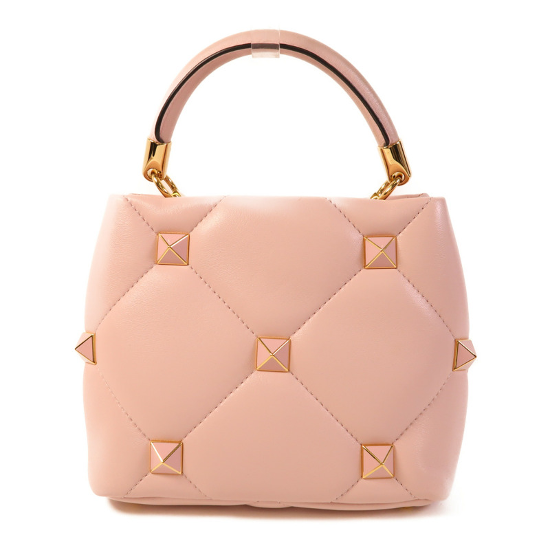 Valentino 牛皮皮革2 Way Shoulder Bag金扣手挽肩背兩用袋-1