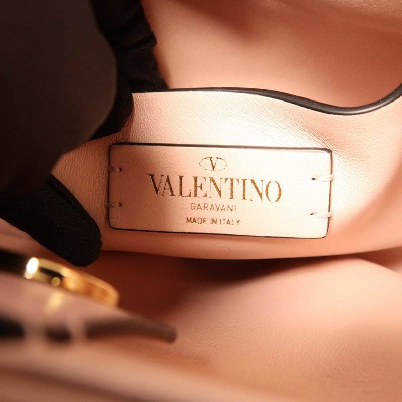 Valentino 牛皮皮革2 Way Shoulder Bag金扣手挽肩背兩用袋-10