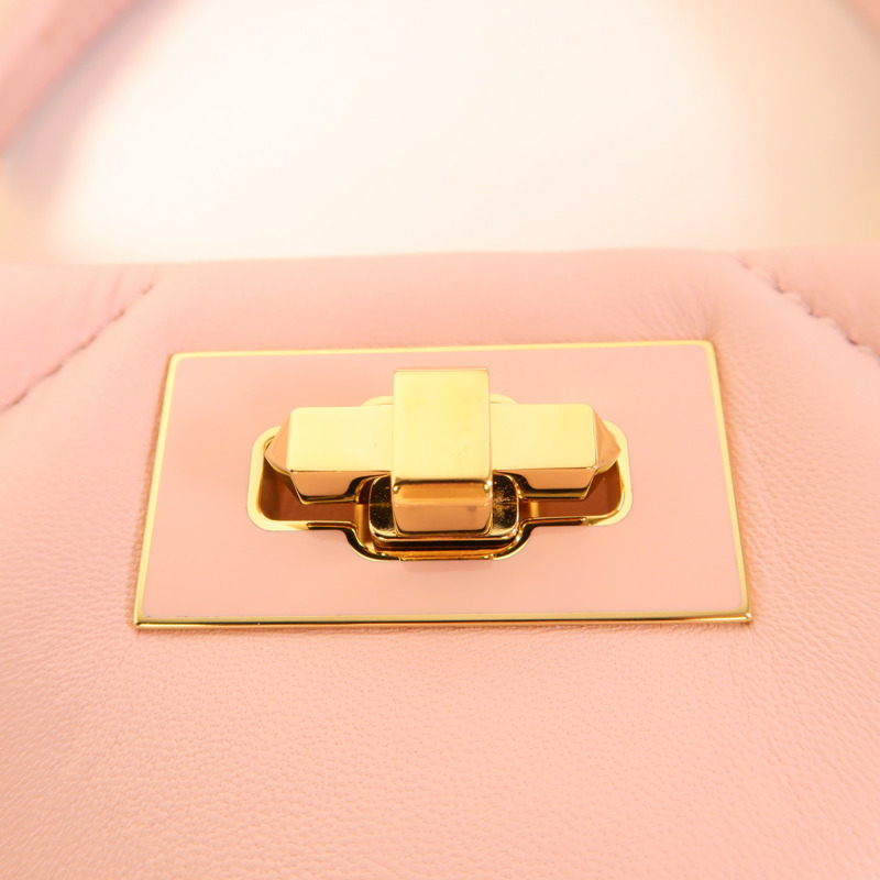 Valentino 牛皮皮革2 Way Shoulder Bag金扣手挽肩背兩用袋-11