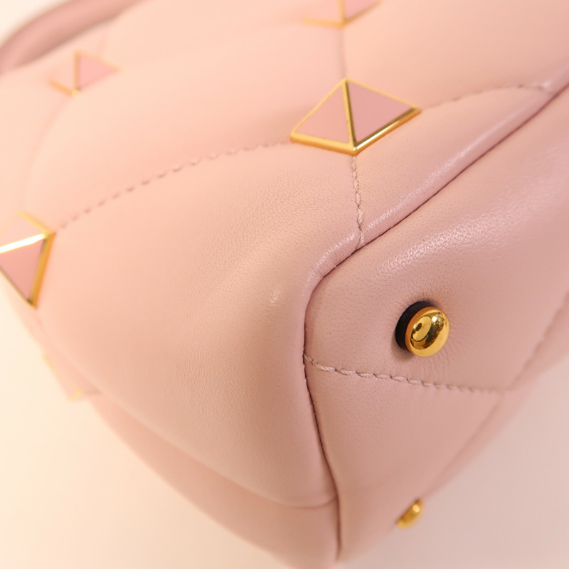 Valentino 牛皮皮革2 Way Shoulder Bag金扣手挽肩背兩用袋-15