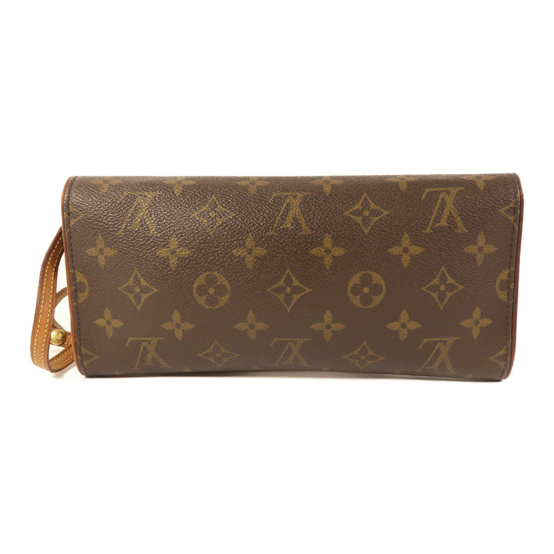 LOUIS VUITTON Monogram Pochette Twin GM金扣肩背袋-1