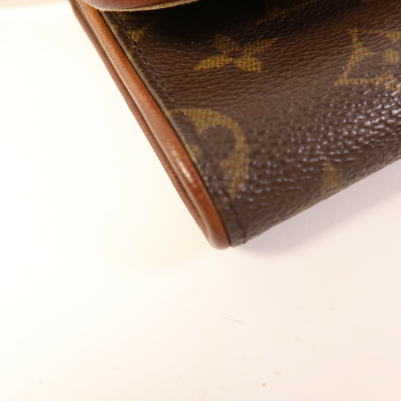 LOUIS VUITTON Monogram Pochette Twin GM金扣肩背袋-11