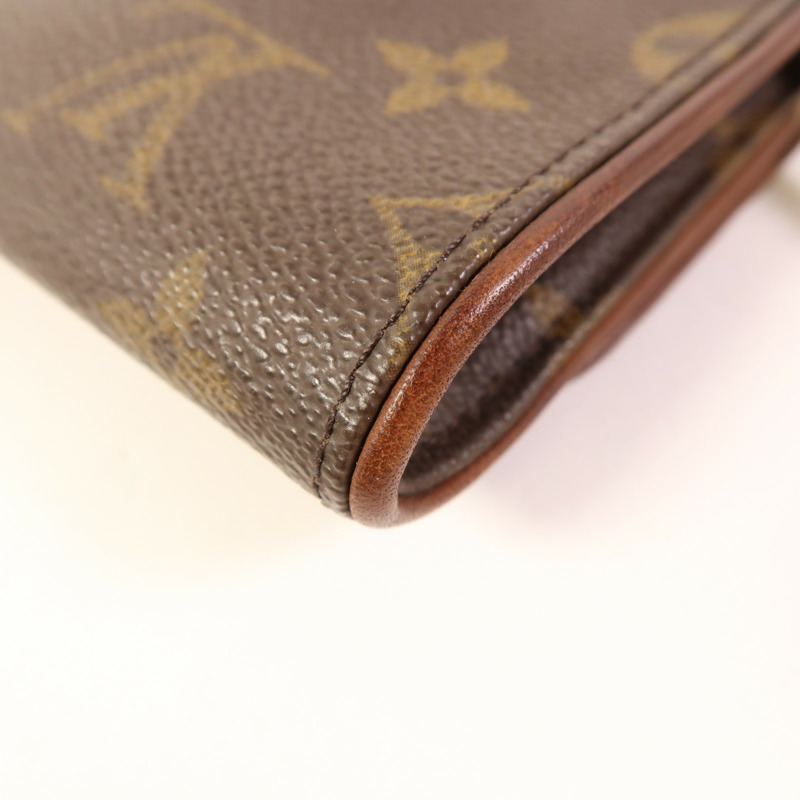 LOUIS VUITTON Monogram Pochette Twin GM金扣肩背袋-12
