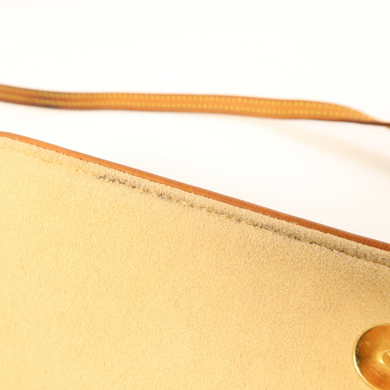 LOUIS VUITTON Monogram Pochette Twin GM金扣肩背袋-17