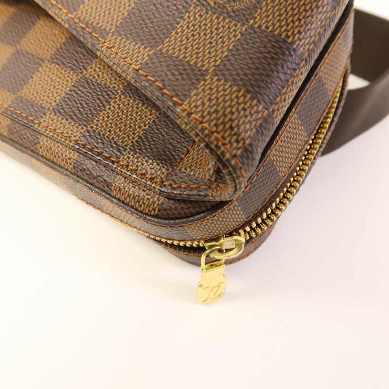 LOUIS VUITTON Damier Geronimos金扣腰包-12