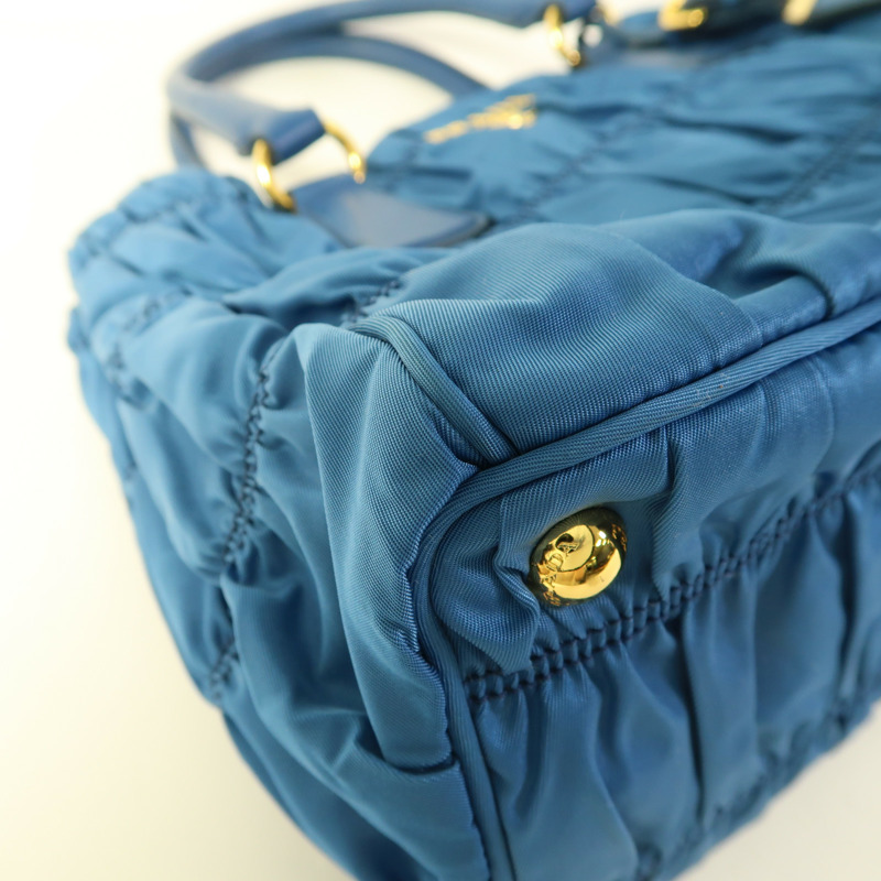 PRADA 尼龍2 Way Shoulder Bag金扣手挽肩背兩用袋-14