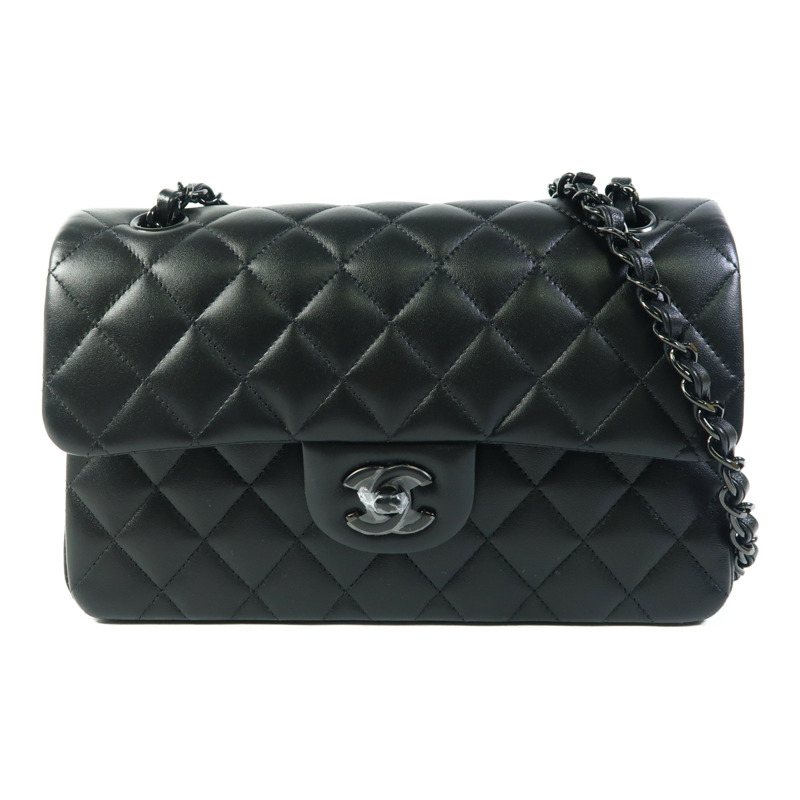CHANEL 羊皮皮革Classic 23鏈帶肩背袋-0
