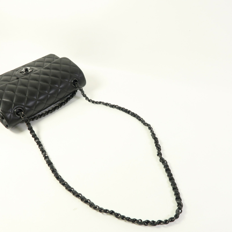 CHANEL 羊皮皮革Classic 23鏈帶肩背袋-4