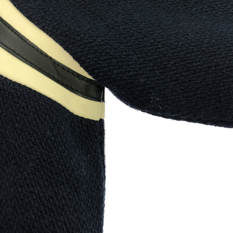 POLO RALPH LAUREN 羊毛混紡飛行員夾克 Stajan 羊毛海軍藍 二手男款-6