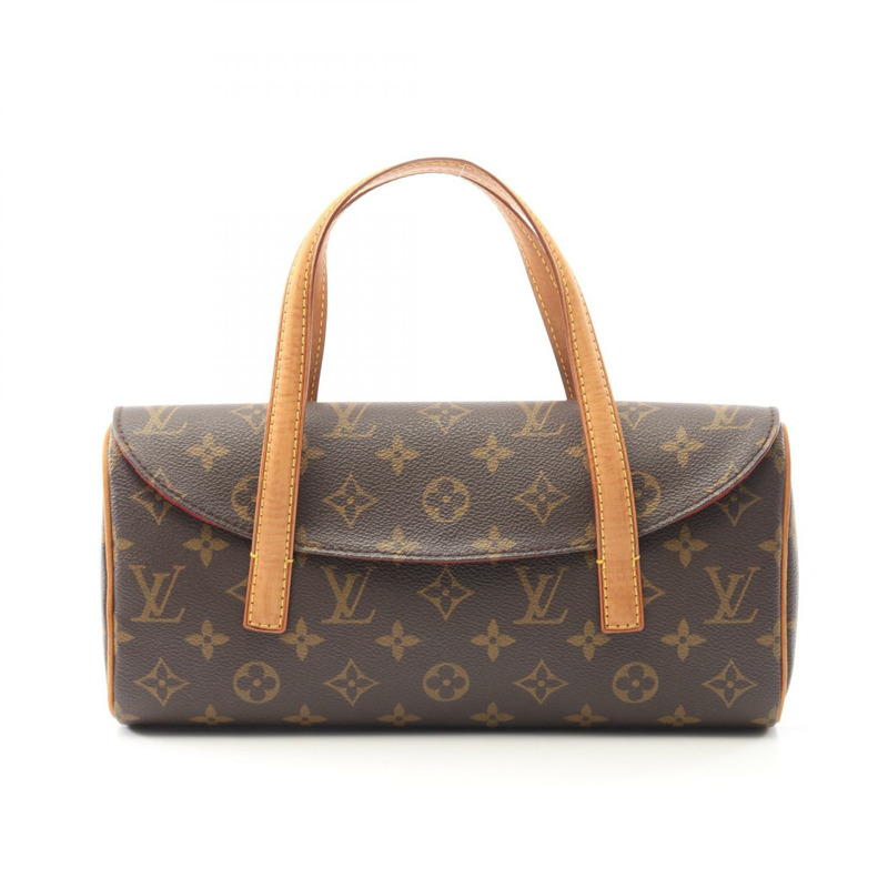 LOUIS VUITTON Sonatine 手提包 M51902 Monogram 帆布 皮革 棕色 二手 女款-0