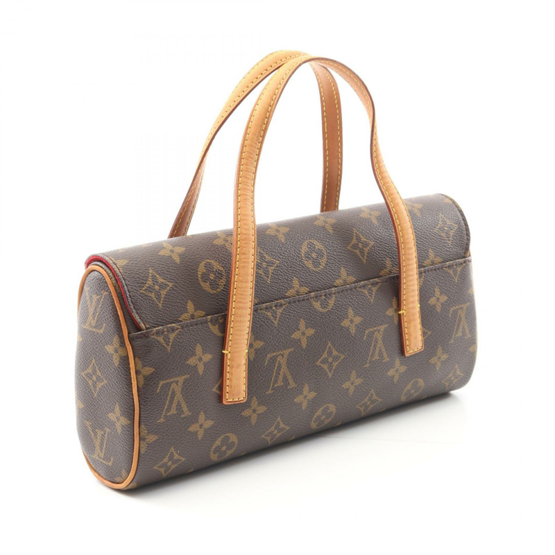LOUIS VUITTON Sonatine 手提包 M51902 Monogram 帆布 皮革 棕色 二手 女款-1