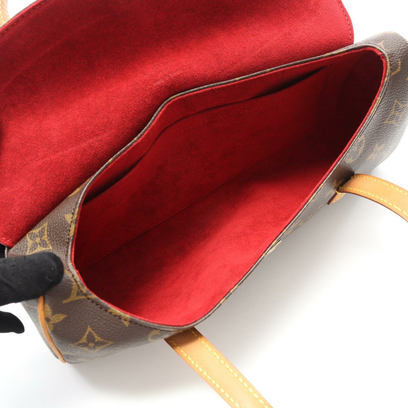 LOUIS VUITTON Sonatine 手提包 M51902 Monogram 帆布 皮革 棕色 二手 女款-2